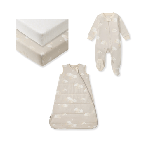 Good Night Sky Neutral Newborn Baby Bedtime Bundle