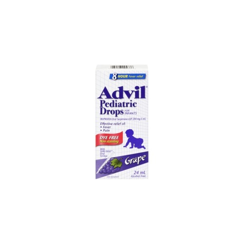 Advil Pediatric Drops For Infants Dye Free Grape