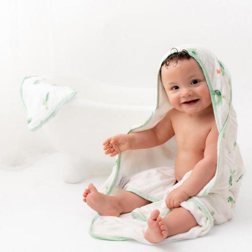Bamboo Little, 2-Piece Baby Towel Set | Zola Baby
