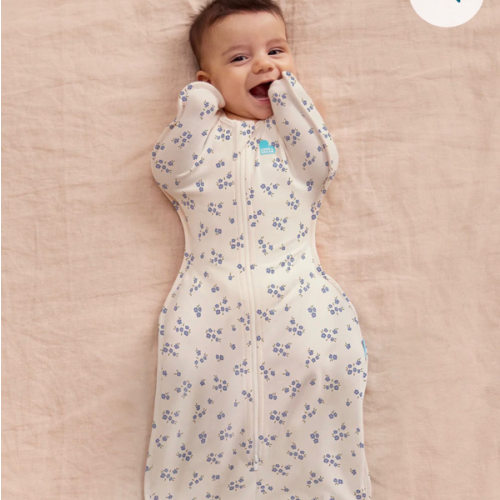 Swaddle Up™ 1.0 TOG Cotton Jacaranda Meadow
