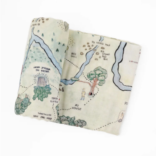 Hundred Acre Wood Swaddle Blanket