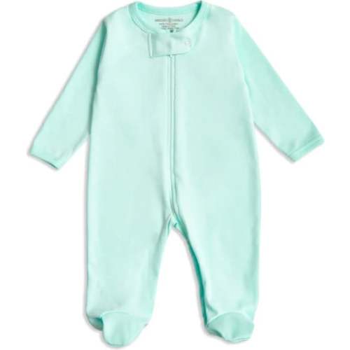 Footie Pajamas, Mint - Snuggles n Cuddles Sleepwear | Maisonette | 3 months