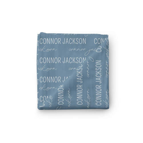 Personalized Baby Name Swaddle Blanket