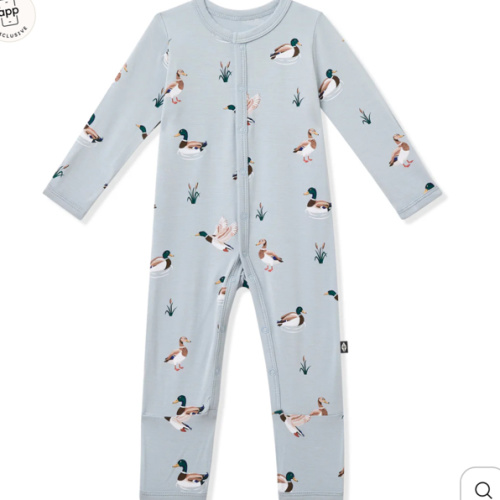 Romper in Mallard Duck