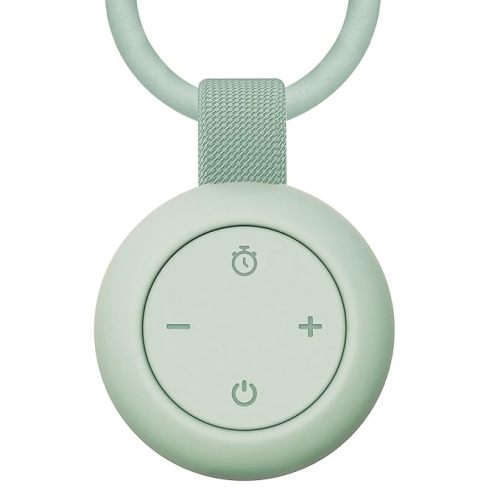 Portable Baby Sound Machine [White Noise for Babies Kids Adults][Sleep Soother][Timer Function][12 Soothing Sounds] 15 Hours Battery Life, Registry Gift,Shower,Clips on Baby Stroller.Mint