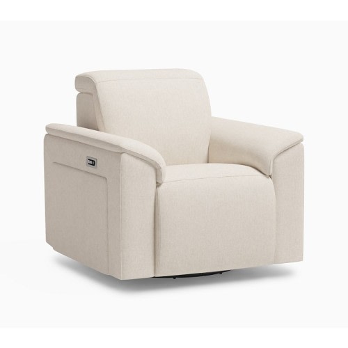 Cozy Storage Recliner with Adjustable Power Headrest