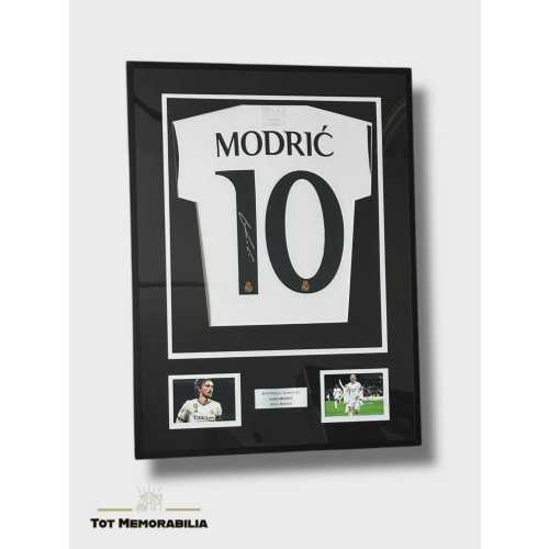 Luka Modric Signed & Framed Real Madrid Shirt Jersey WITH Proof And COA
