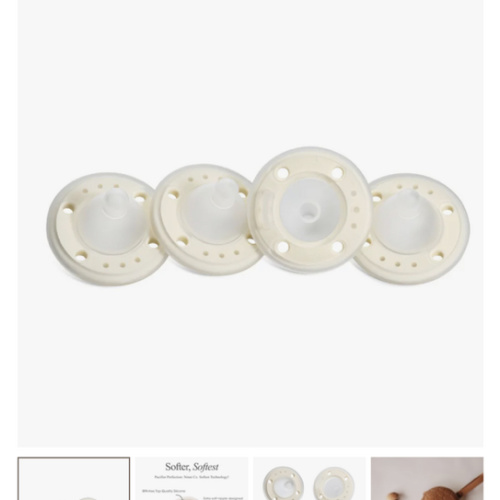 Ninni Pacifier Creme 4 Pack