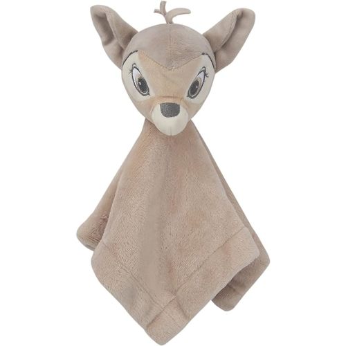 Lambs & Ivy Disney Baby Bambi Deer/Fawn Security Blanket/Lovey - Taupe