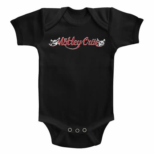 Motley Crue Red And White Logo Infant Baby Onesie T-Shirt