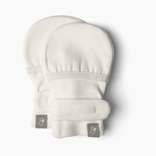 Goumikids Organic Stay-On Baby Mitts - Cloud, Preemie