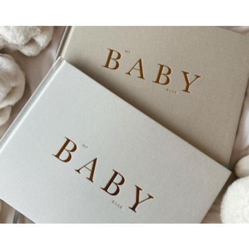 Luxury Linen Baby Memory Book, Keepsake Photo Journal, My Baby Book by Mina Mae, Luxury Baby Gift, Baby Journal, Baby Keepsake, Baby Book - Etsy