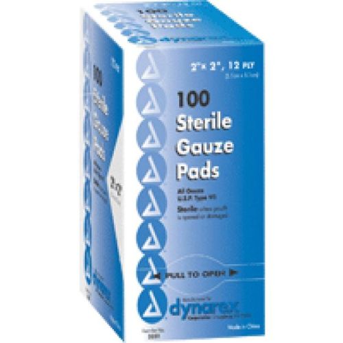 Dynarex - Sterile Gauze Pad - 2 in. x 2 in. - 12-Ply