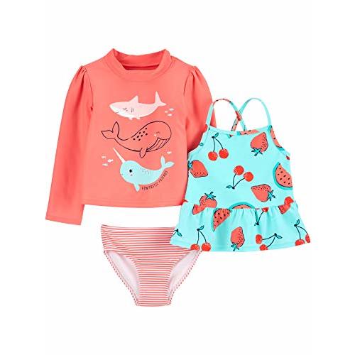 Simple Joys by Carter's Baby-Girls 3-Piece Assorted Rashguard Sets