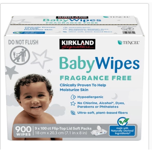 Kirkland Signature Baby Wipes Fragrance Free