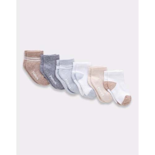 Hanes Pure Comfort Infant/Toddler Boys’ Ankle Socks, Organic Cotton, 6-Pairs