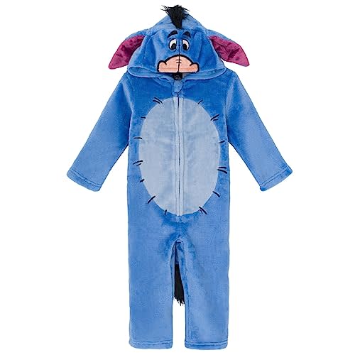 Disney Winnie the Pooh Tigger Eeyore Fleece Zip Up Coverall Newborn to Big Kid