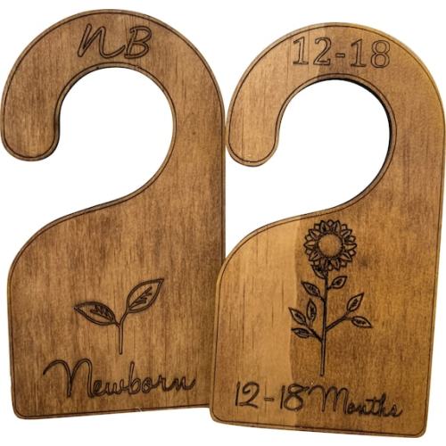 Sunflower Baby Nursery Closet Dividers Hangers Clothes