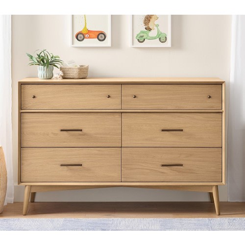 west elm x pbk Mid-Century 6-Drawer Dresser (56w x 18d")