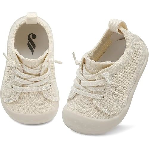 JIASUQI Baby Shoes for Toddler Boys Girls Sneakers Slip on Walking Shoes for Babies