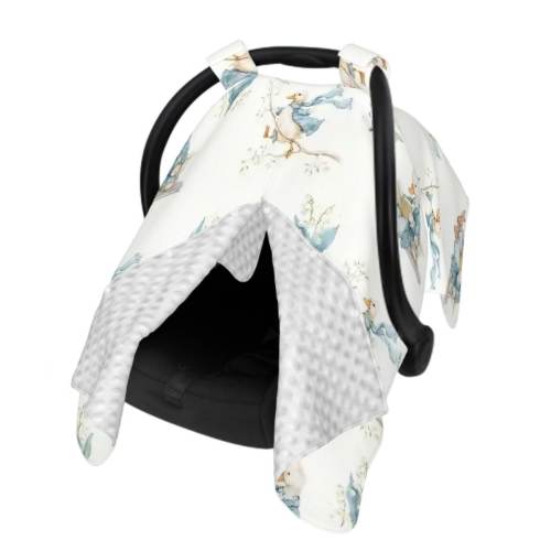 Watercolor Goose Car Seat Cover | Infant Canopy, Nursing Cover