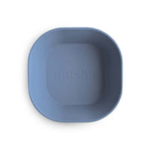 Mushie Baby Square Dinnerware Bowl, Set of 2