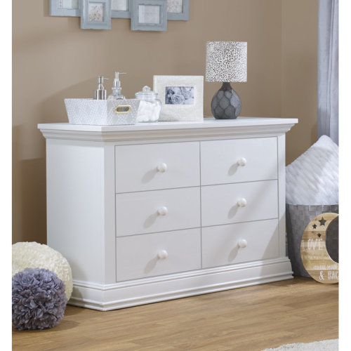 Sorelle Paxton 6 Drawer Double Dresser & Reviews | Wayfair