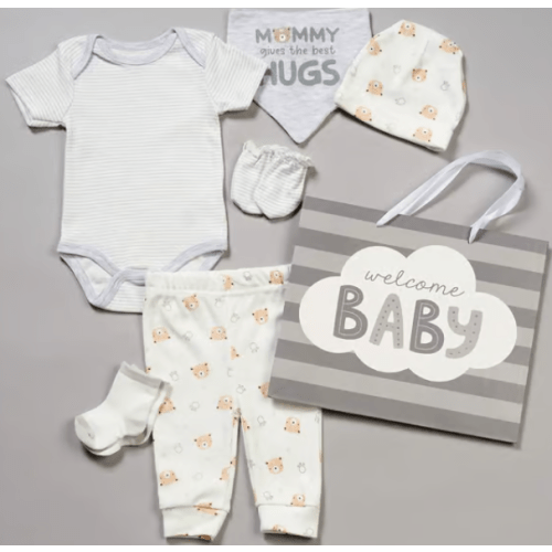 Baby Unisex (NB-6M) baby views® 8pc. Bear Hugs Hanging Gift Set - Boscov's