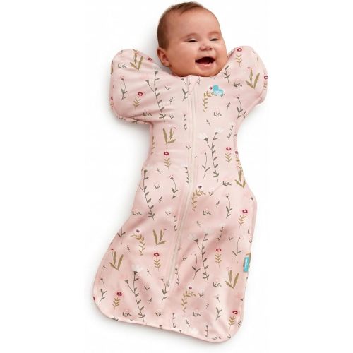 Love to Dream Swaddle UP, Baby Sleep Sack, Self-Soothing Swaddles for Newborns, Improves Sleep, Secure Fit Helps Calm Startle Reflex, New Born Essentials for Baby,1.0 TOG, 5-8.5 lbs, Mini Posy