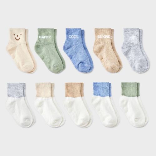 Toddler 10pk Low-Cut Socks - Cat & Jack™