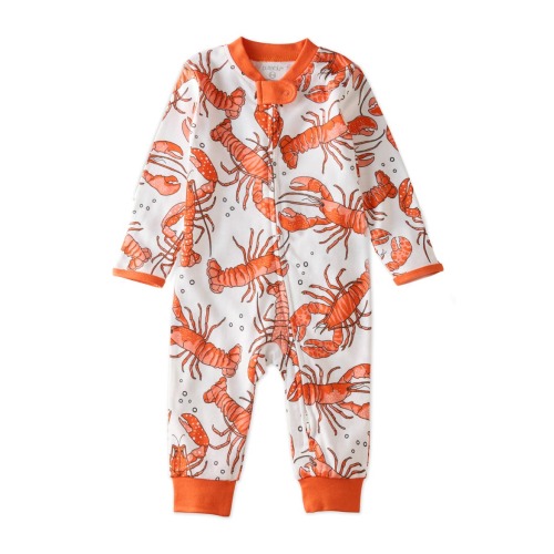 Shadow Footless Sleep & Play Organic Cotton Romper