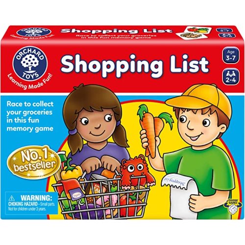 Orchard Toys Moose Games Shopping List Game Race to Collect Your Groceries in This Fun Memory Game. Age 3-7. 2-4 Players