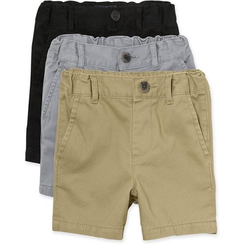 The Children's Place Baby Boys' and Toddler Stretch Chino Shorts