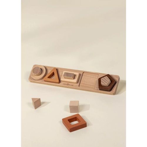 Coco Village - Wooden Shapes Learning Set - 10 pcs