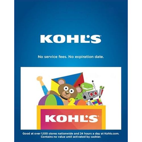 Kohls Toys Kids Physical Gift Card - $100