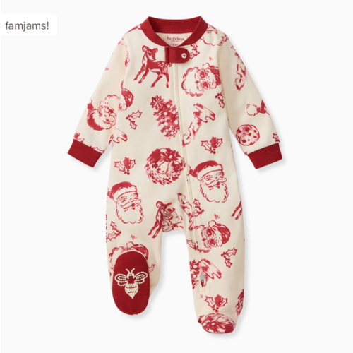 Nostalgic Christmas Family Matching Organic Cotton Sleep & Play