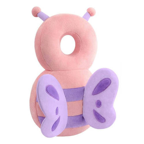 Adjustable Baby Head Protector with Soft Padding and Animal Design