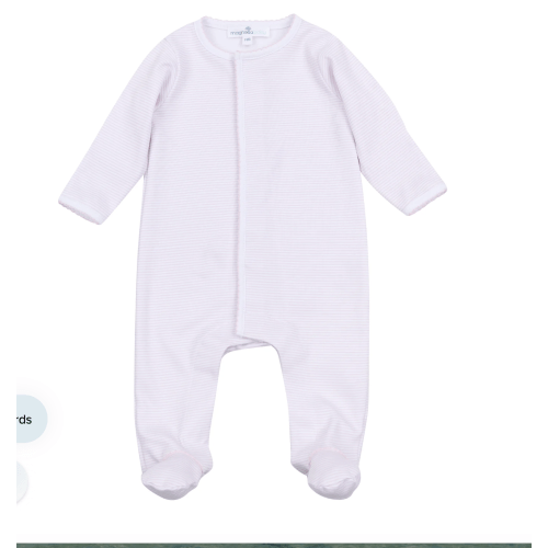 Hospital Outfit NB Mini Stripes Footie - Pink