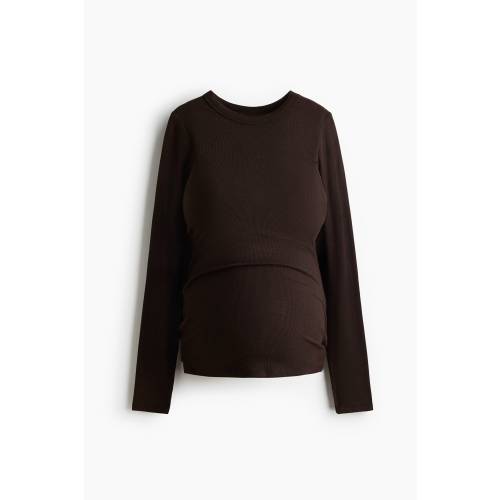 MAMA RIBBED JERSEY TOP