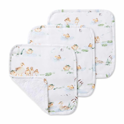 Duck Pond Organic Wash Cloths - 3 Pack | Snuggle Hunny