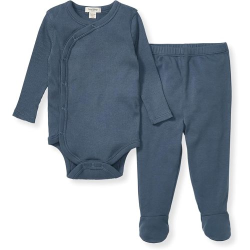 Burt's Bees Baby Unisex Bodysuit and Pant Set, 100% Organic Cotton