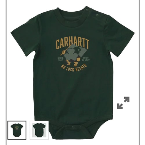 Kids' Short Sleeve St. Patty's Bodysuit (Baby) | Carhartt