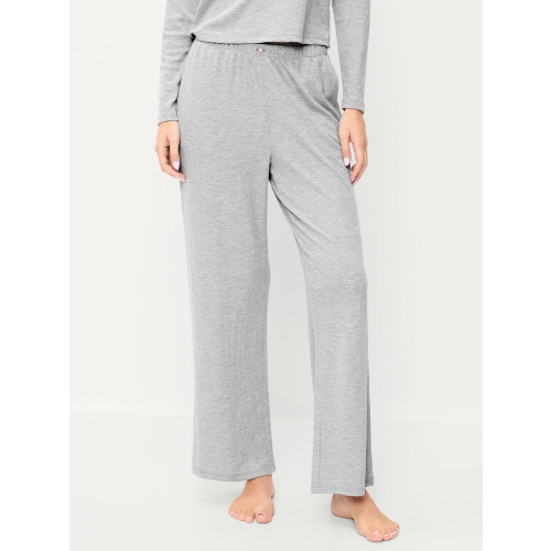Waffle-Textured Pajama Pants
