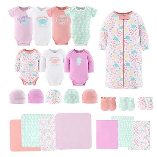 Ocean Flower Baby Layette Gift Set, 23 Piece