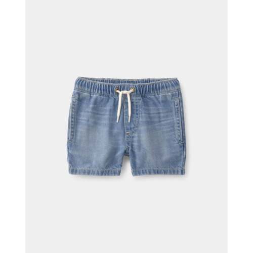 Baby Boy Denim Drawstring Shorts - Light Wash - OshKosh B'gosh | Carter's