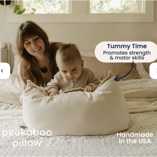 Peekaboo Pillow™ Official Site - Organic Infant Lap Pillow