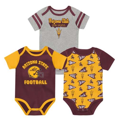 Arizona State Sun Devils Outerstuff Newborn Star Player Three-Piece Bodysuit Set - Maroon