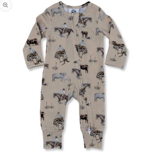 Cowboy Folding Feet Jammies – Cowkid Clothing Company