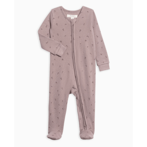 Lane Waffle Knit Zipper Sleeper