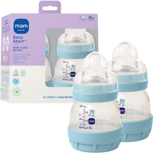 MAM Easy Start Anti-Colic Baby Bottle (4 Pack)